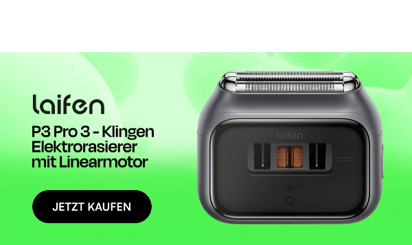 Laifen P3 Pro 3-Klingen Elektrorasierer mit Linearmotor