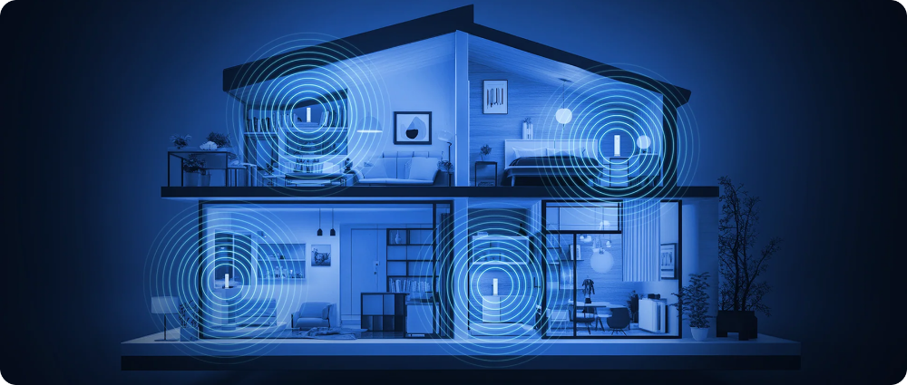 Motorola MNQ1525 WiFi-Abdeckung im Haus